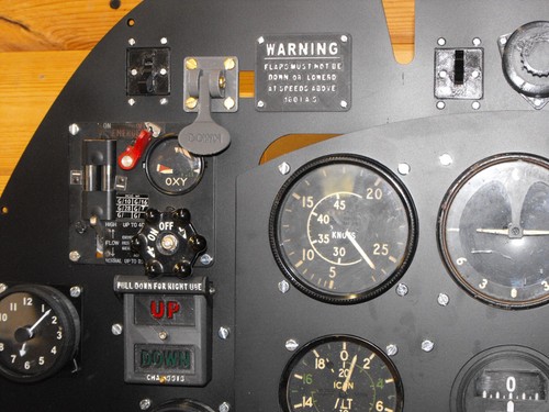 RAF Spitfire Instrument Panel And Instruments newly made wall hung for display. - Picture 6 of 24