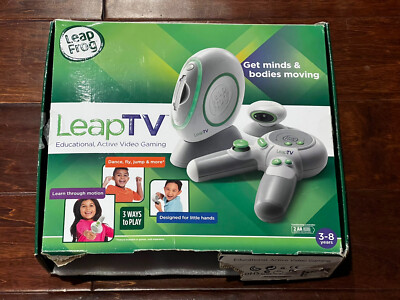 Leap Frog Leap TV Video Learning System Gaming Console Ages 3-8 New Open Box