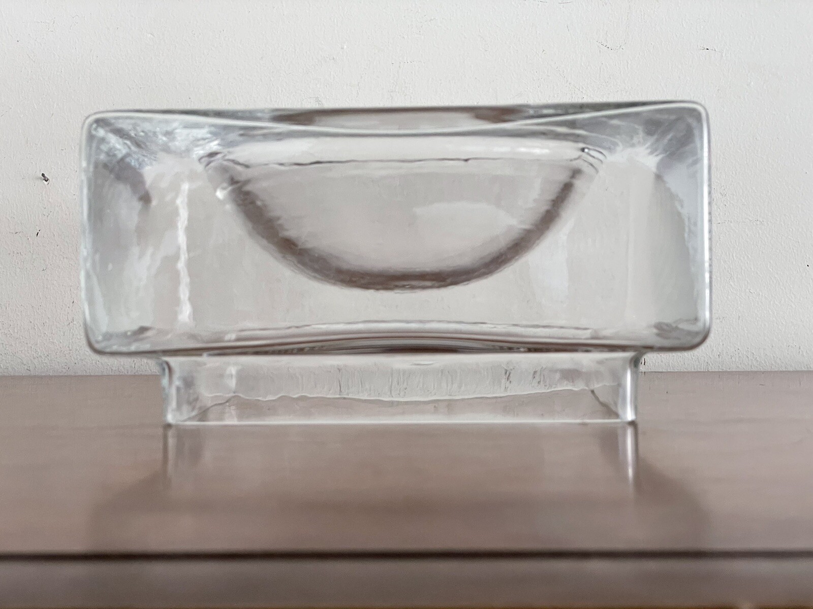 Vintage PFISTER STYLE Mid Century Art Glass MODERN Design Bowl Catch All KNOLL