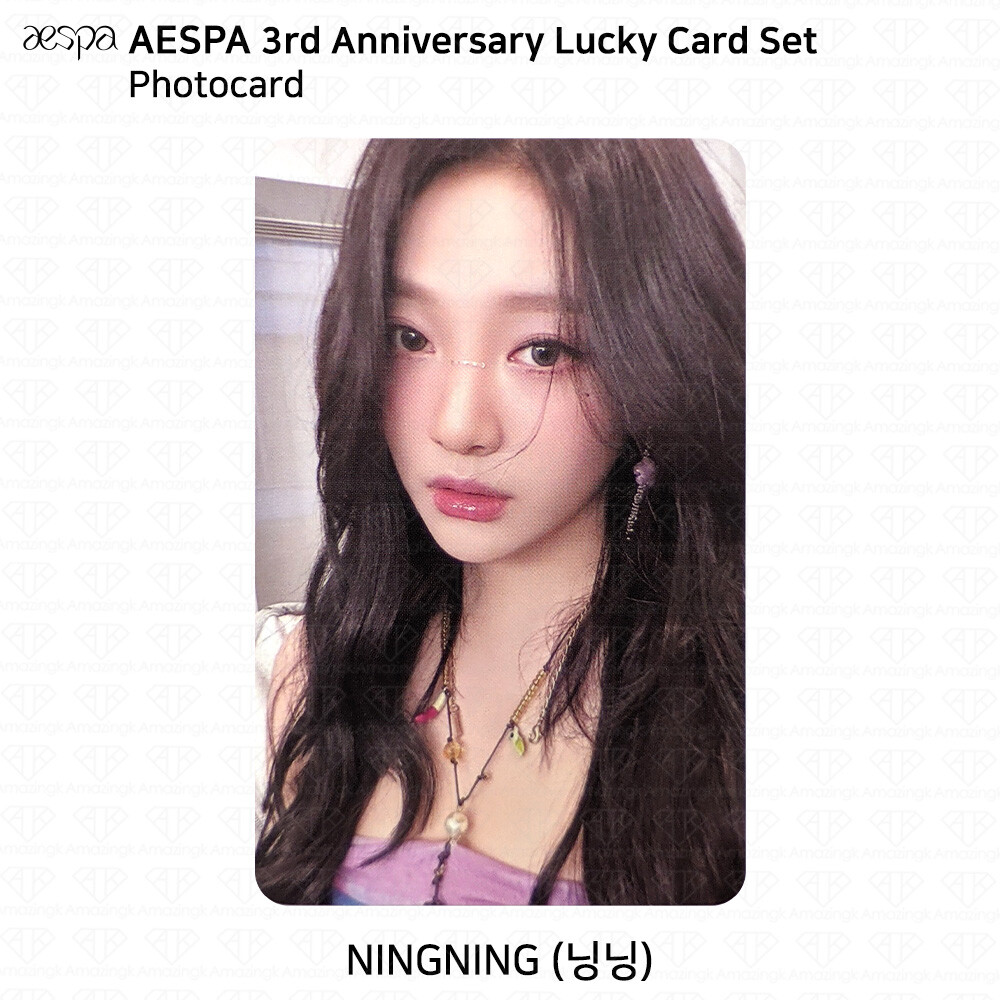 Aespa 3rd Anniversary Lucky Card Set Photocard KPOP K-POP Aespa 3rd Anniversary Lucky Card Set Photocard KPOP K-POP