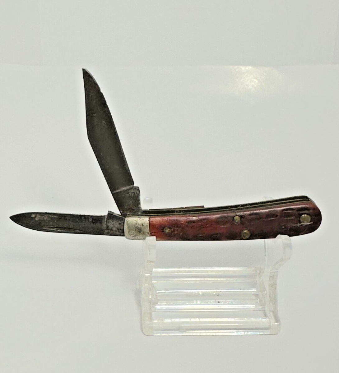 アルファクリムゾンカズ Vintage Case XX 6229 1/2 Tadpole Folding Knife Red Bone | eBay