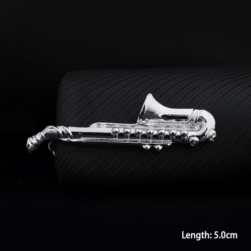 Men's Fashion Silver Gold Tie Necktie Pin Clip Bar Steel Clasp Wedding Jewelry - Picture 61 of 72