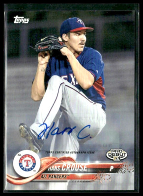 2018 Topps Pro Debut - #136 Hans Crouse Auto
