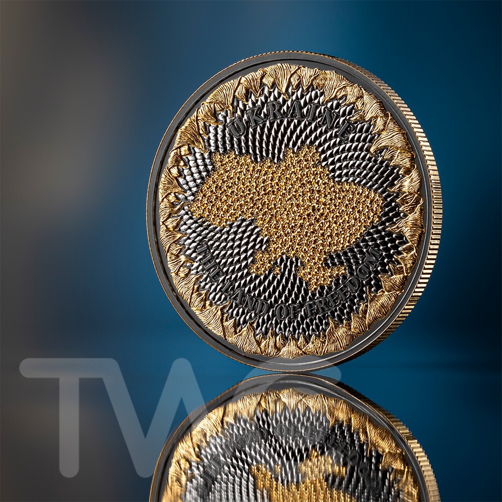 Ukraine The Land of Freedom 1 oz Proof Silver Coin 0.00001 Bitcoin UCS 2024  | eBay