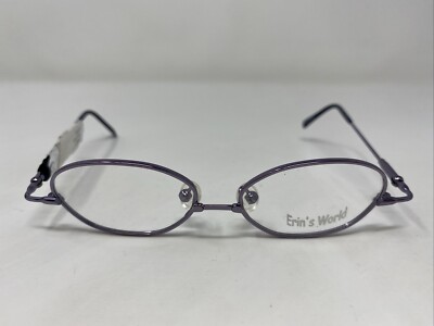 Erin s World Mod. #2 43-15-125 Purple Metal Full Rim Eyeglasses Frame &702