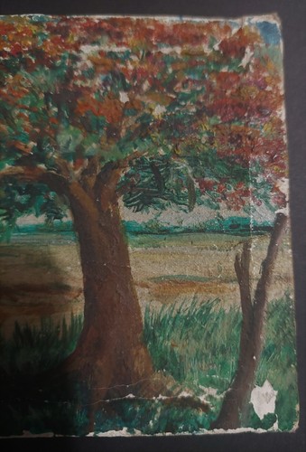 Tableau peinture huile sur toile miniature Eumelio Calzada Valverdi Cuba - Picture 3 of 6
