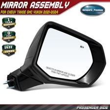 Right Passenger Power Mirror W Manual Folding 6-pin For Chevy Tahoe Gmc Yukon