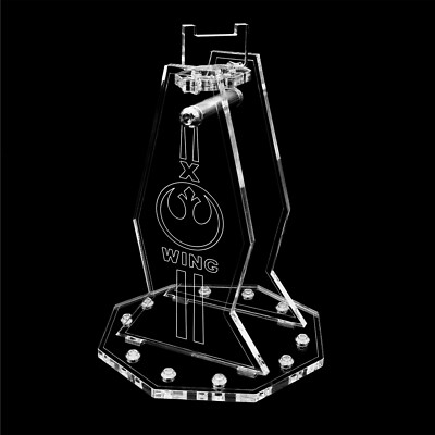 Acryl Display Stand für LEGO 75102 Poe´s X-Wing Fighter - Made in Germany