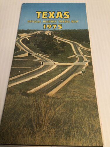 1975 Texas Offical Highway Travel Map