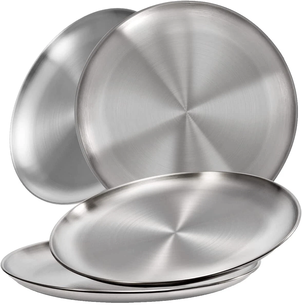 Stainless Steel Dinner Plates