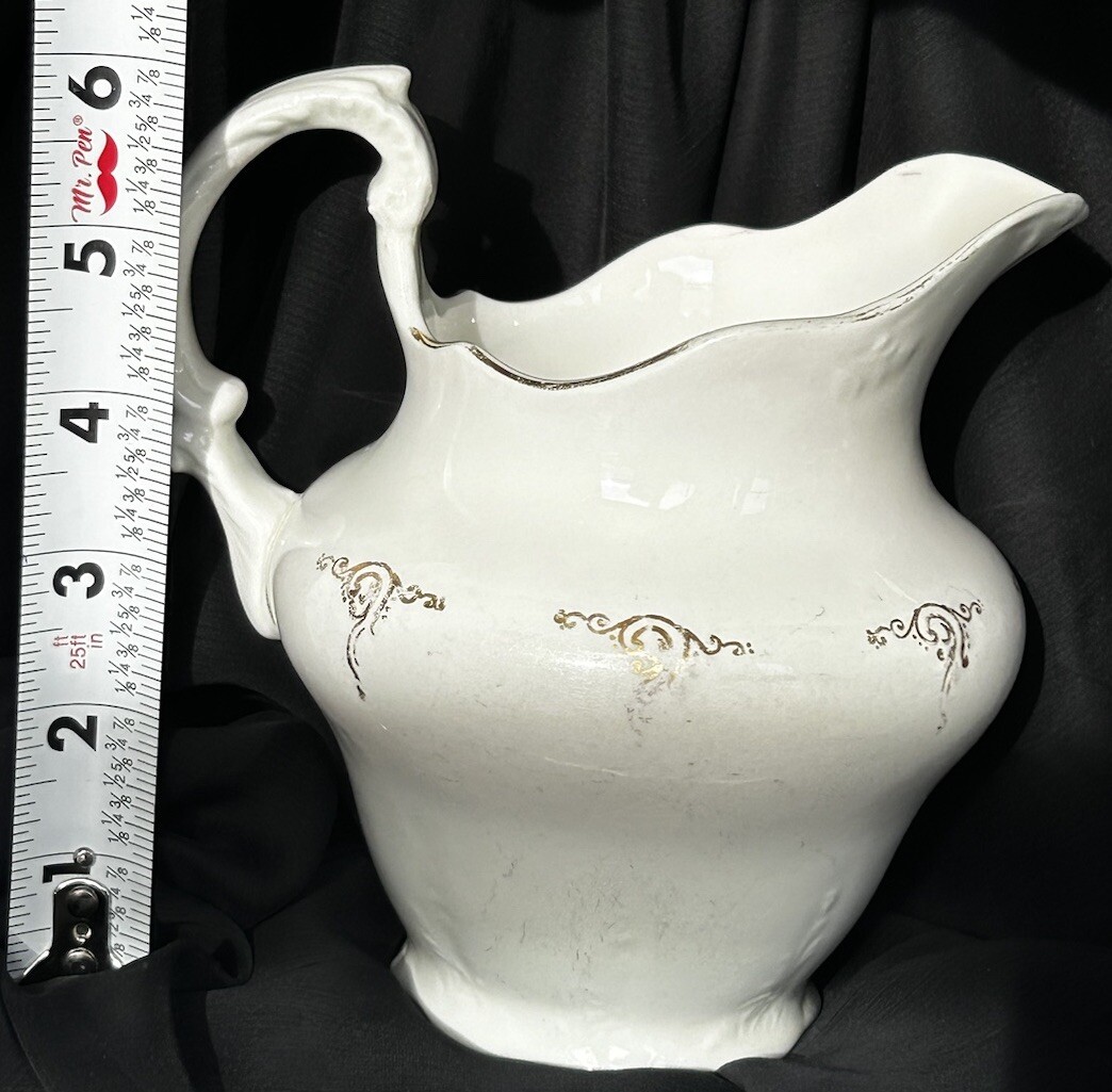 Vintage 1930s-40s Edwin M. Knowles Semi Vitreous Small Pitcher