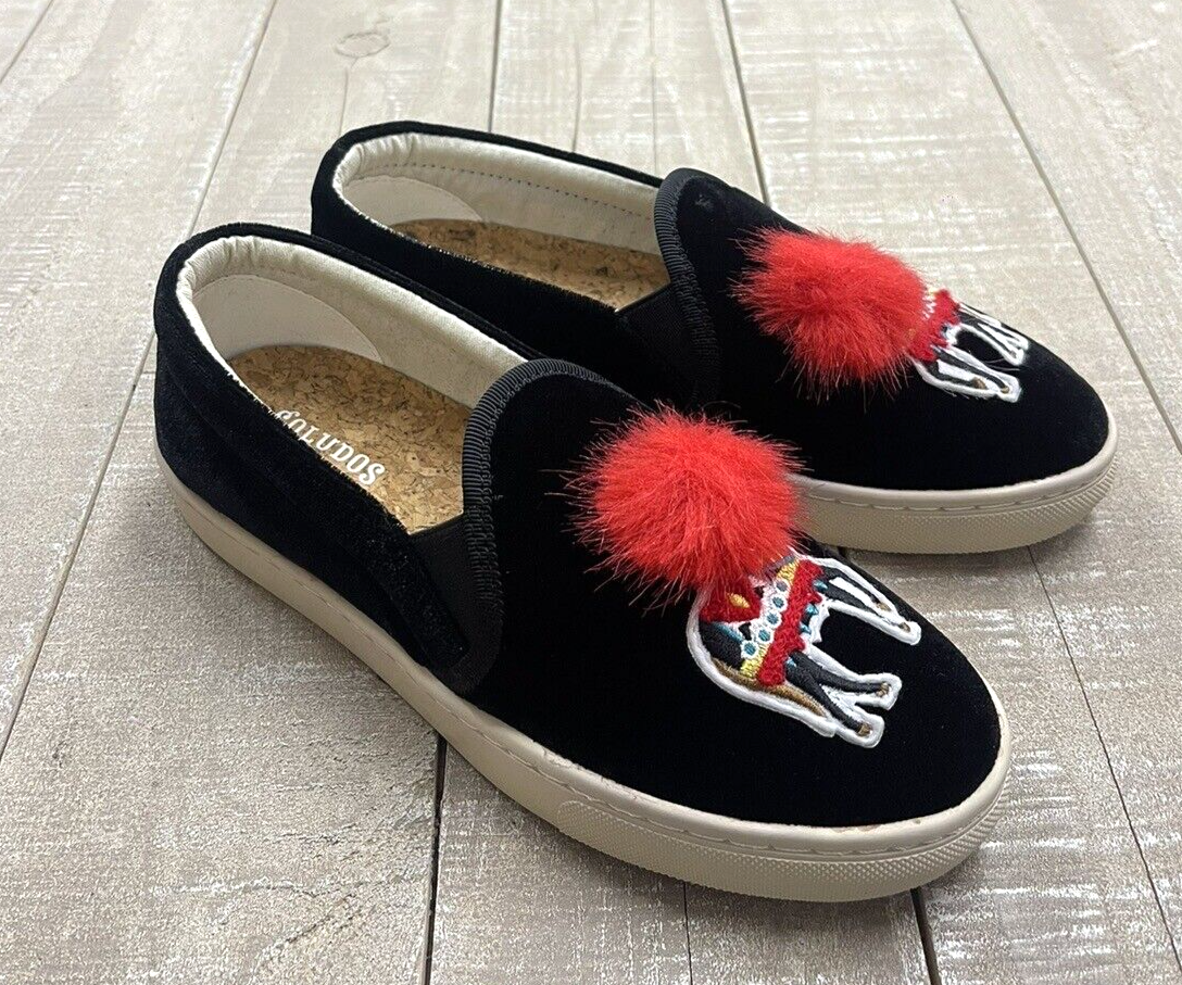 Sneakers slip on pony Soludos nuove con scatola nere Soludos taglia: 6 5