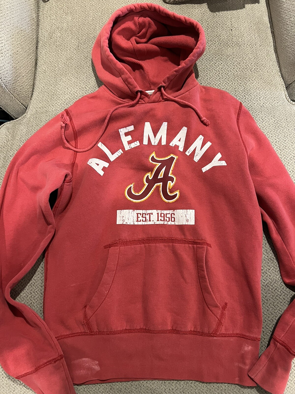 Mens Alemany Warriors Football High School Hoodie Swe… Gem
