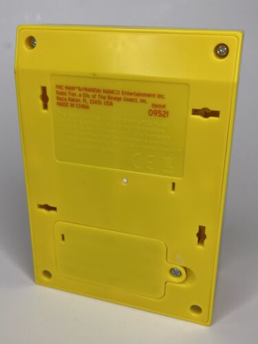 Pac Man Game Bandai Namco Mini Stand up Arcade Handheld Electronic Yellow Tested - Picture 4 of 5