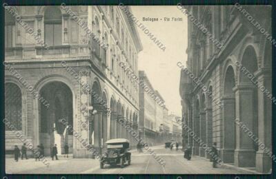Bologna city via Farini postcard QQ8779