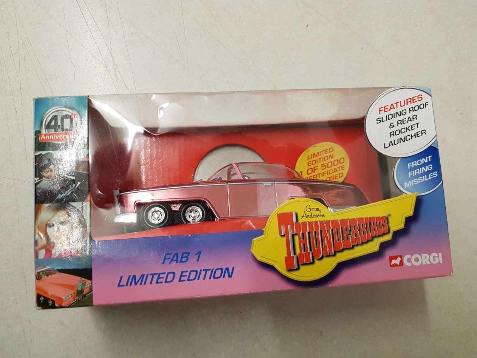 Corgi Corgi Corgi Classics- Thunderbirds Fab 1 40th Anniversary Ltd Ed - Mint in Box 62c3af Corgi Corgi Corgi Classics- Thunderbirds Fab 1 40th Anniversary Ltd Ed - Mint in Box 62c3af