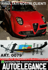 Spoiler Klinge Unten Frontstoßstange Alfa Romeo Mito 2008 + ABS Schwarz