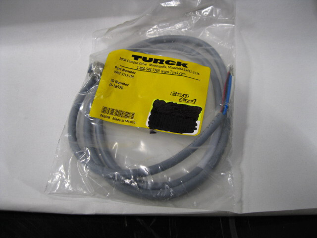 Turck WKT 5715-1M DeviceNet Cordset Right Angle Female M12 Eurofast Connector