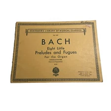 Bach 8 Little Preludes and Fugues for the Organ Hammond Registration Volume 1456