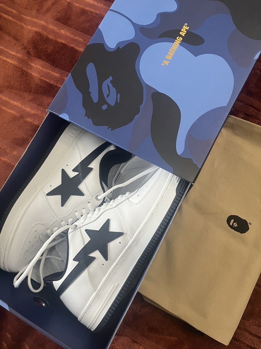 JJJJound BAPESTA Navy Bape A Bathing Ape Size US 8 Ship From