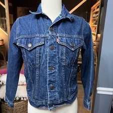 VINTAGE Levi's Denim Jacket Trucker Type 3 Youth Sz 16 70706-0126 Made in USA