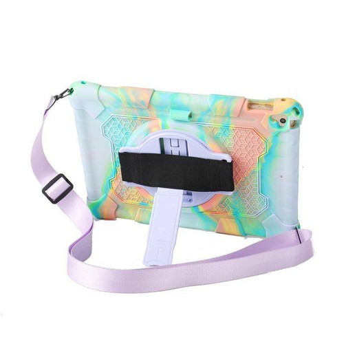 Soft Silicone Stand Handle Case Cover + Strap For iPad 5th 6th Gen Air 1 2 9.7" - 第 79/103 張圖片