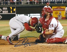 Signed  8x10 CAMERON RUPP Philadelphia Phillies Autographed photo - COA 