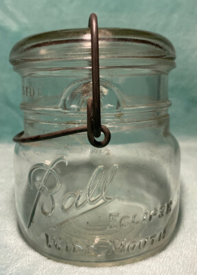 vintage ball eclipse wide mouth jar