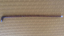 Vintage Hand Carved Finished Twisted Curled Hiking Walking Stick Cane 38"