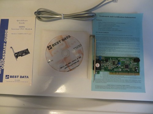 NEW Best Data Windows Internal Modem 56K v.92/v.44 - Picture 2 of 2