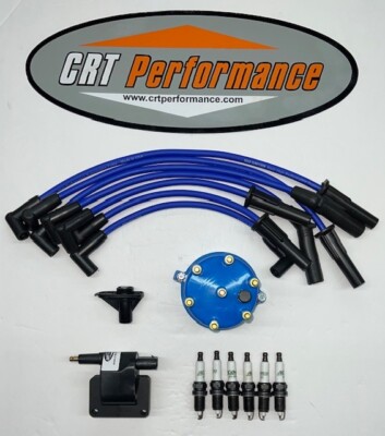 1994-1997 YJ TJ XJ 4.0L 242 TUNE UP UPGRADE KIT - BLUE - 45K POWERBOOST PLUS