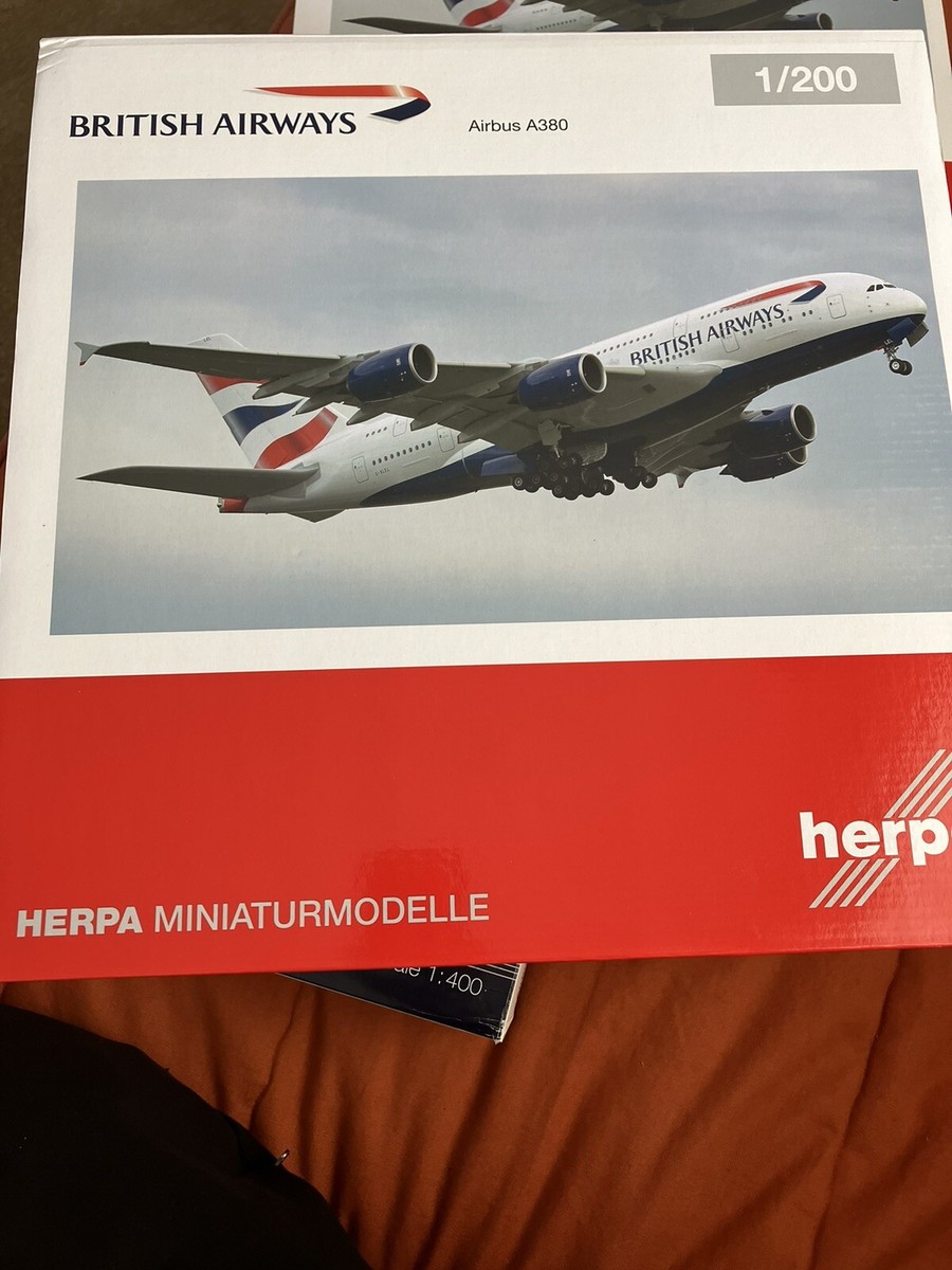 British Airways Airbus A380 1:200 | eBay
