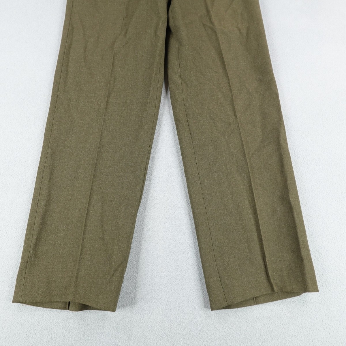パンツ 60s army trousers chino 33x31 Vtg Late 1950's Early 1960's US Army Khaki Chino Trousers