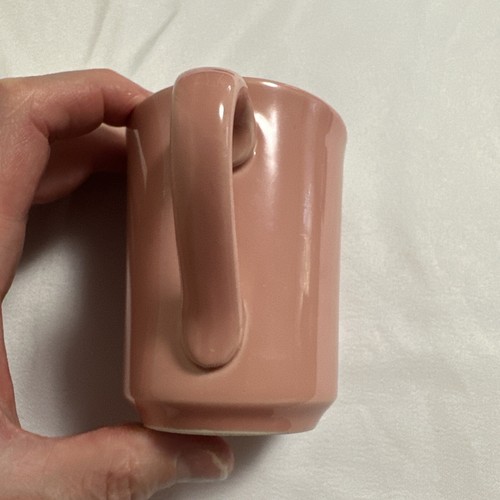 2 X HLC Colorations Homer Laughlin Company Coffee Cups VTG Pink- Set of 2 - Picture 5 of 23