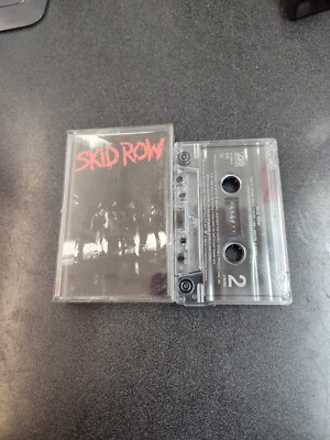 Skid Row Cassette Tape 1989 18 And Life Glam Rock Hair Metal