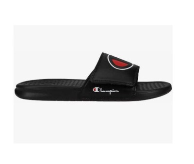 Champion Unisex Sliders Slip-on Adjustable Sandals! NWT In 