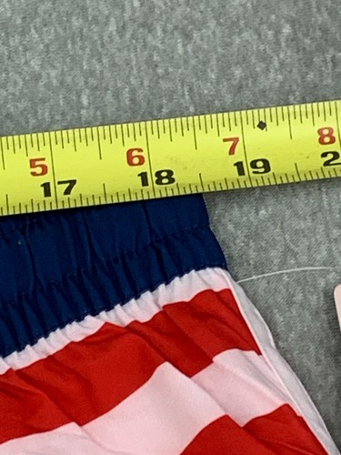 HODO Sports Quick Dry Shorts Mens XXL American Flag Red White Blue 4th July - Picture 12 of 14