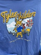 2025 Tyler Childers On The Road Tour Gift For Fan S to 5XL Blue T-shirt MD804