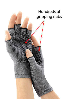 Arthritis Gloves Compression MEN Grips Blood Circulation Cotton Lycra Breath