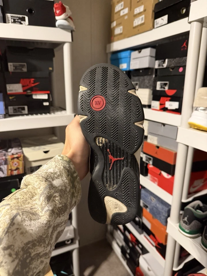 Talla 9.5 - Air Jordan 14 Retro Gimnasio Rojo Foto 4 de 4