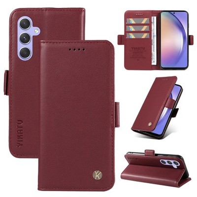 Flip Stand Leather Wallet Phone Case For Samsung Galaxy A57 A36 A26 A17 A06 A05S