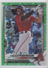 2021 Bowman Green Mini-Diamond Refractor 93/99 Kristian Robinson #BCP-136 n1u