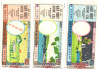 Pre 1975 South Vietnam Lottery Tickets=Ticket for APRIL  1970-3 tickets=Nice !! — photo 1