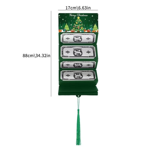 Folding Christmas Money or Card Holder w/ 10 Slots Surprise Gift Cash Holder New - Picture 11 of 14