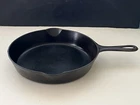 Griswold Cast Iron Skillet No. 8 SBL Erie Pa 704 "R" Early Handle Sits Flat