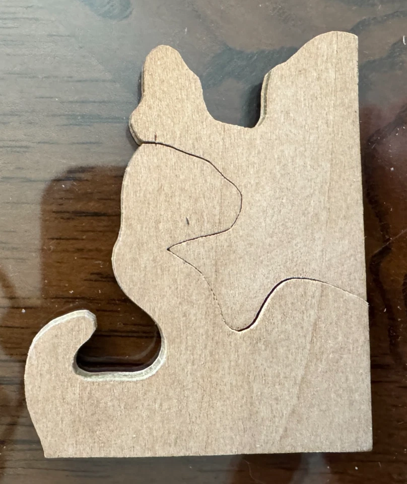 Wooden Pastime Jigsaw Puzzle 201 Figurals Pieces Complete George Washington - Image 3 of 3