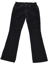 Vintage Levi Black Corduroy Straight Leg Mid Rise Pants Women's Size 28