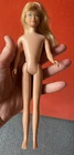Vintage Mattel Skipper Doll 1963 Straight Leg Blonde Japan Early Production