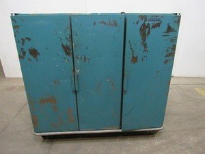 Wear Ever 3 Door Rolling Bakers Tool Storage Drying Soap Curing Rack W/ Trays