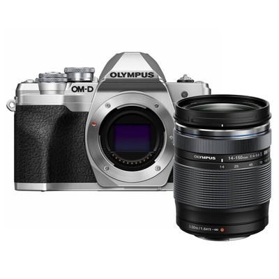 Olympus OM-D E-M10 Mark IV KIT 14-150mm f/4.0-5.6 ED II Silber